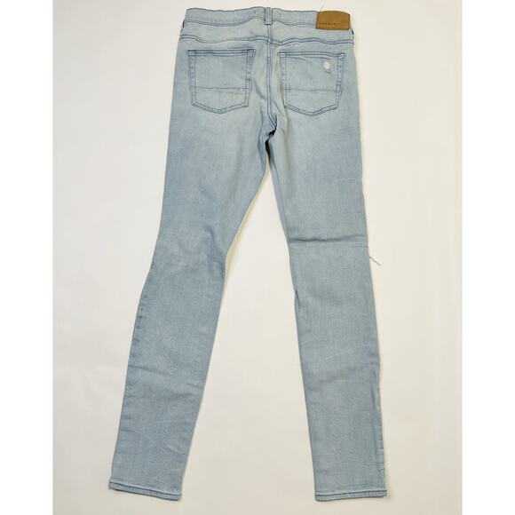 Pacsun Los Angeles Stacked Skinny Light Blue Jeans 29x32 Active Stretch School - Picture 2 of 11